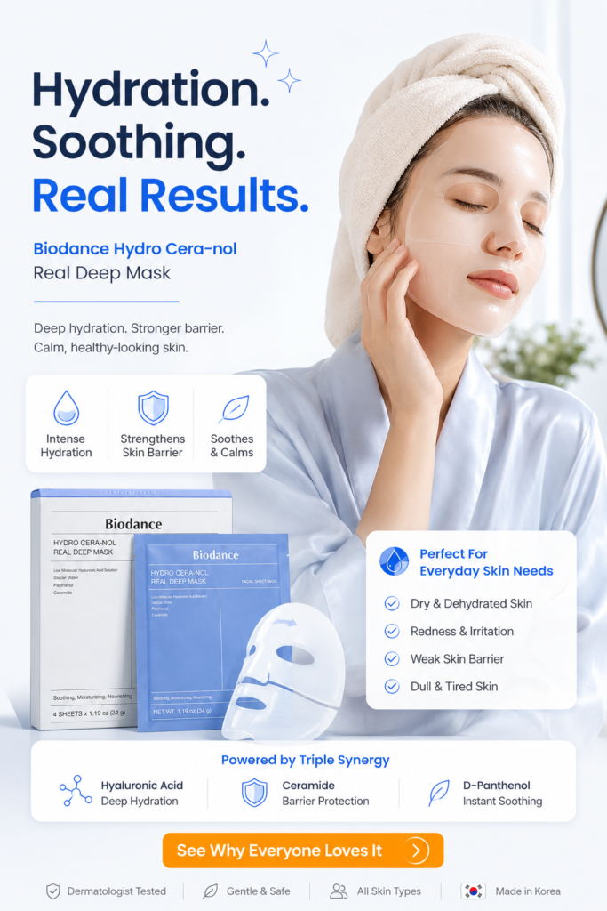 Biodance Hydro Cera-nol Real Deep Mask Review: Is This Korean Hydrogel Mask Worth the Hype?