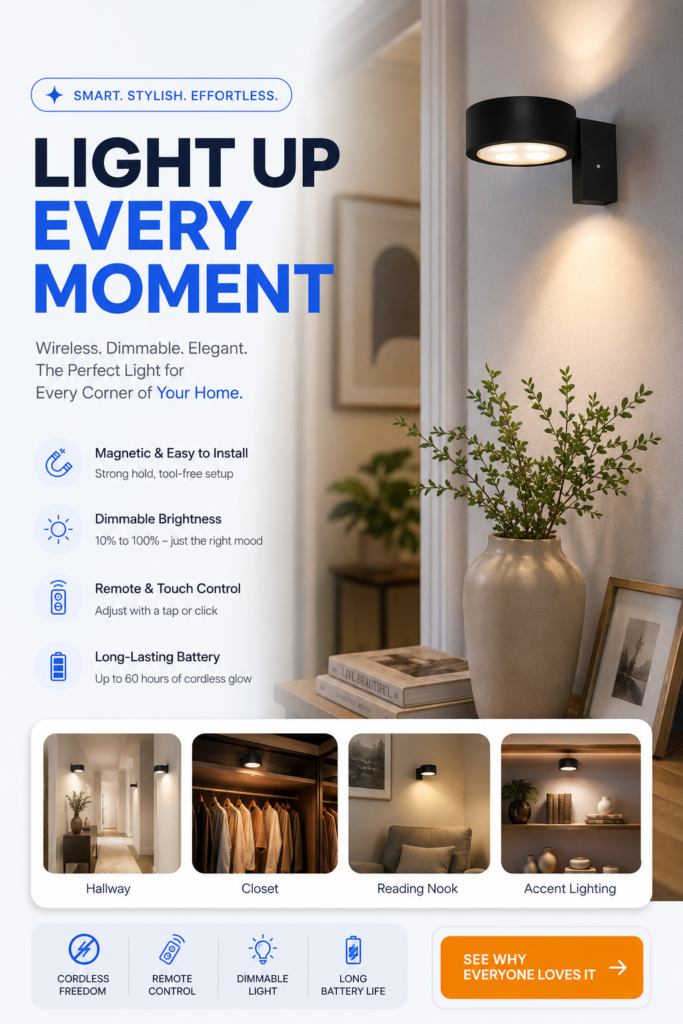 Best Battery-Operated Wall Lights With Remote: A Simple Way to Add Flexible Lighting Without Wiring