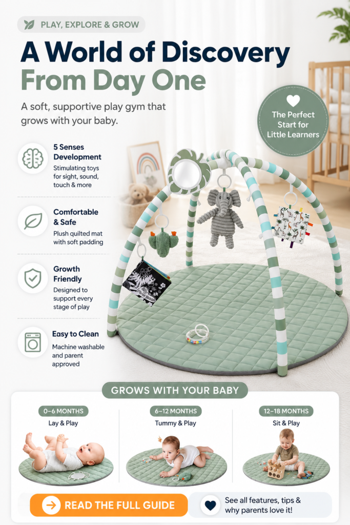 Baby Play Mat & Activity Gym Buying Guide: A Comfortable Play Space That Grows With Your Baby